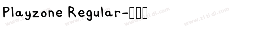 Playzone Regular字体转换 Playzone Regular字体转换